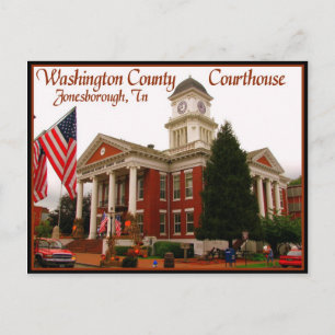 Washington County Courthouse - Jonesborough, TN Postcard