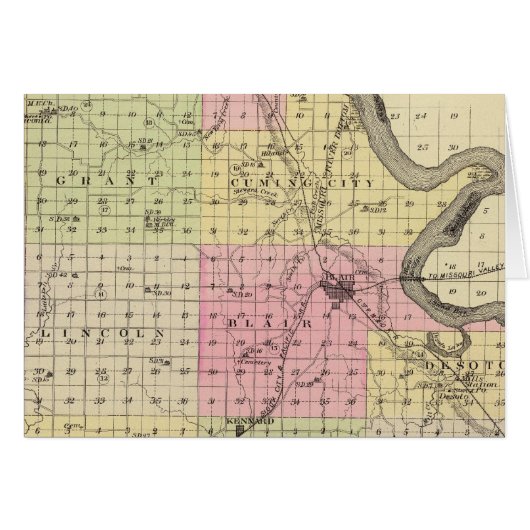 Washington County, Nebraska Cards (Front Horizontal)