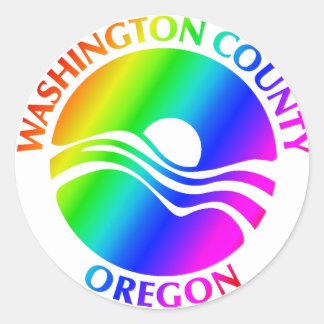 Washington County Pride Stickers - Small 1.5 inch