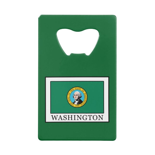 Washington Credit Card Bottle Opener (Front)