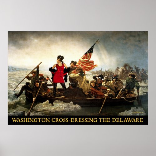 Washington Cross_Dressing Delaware Poster