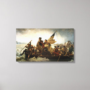 Washington Crosses The Delaware River Canvas Print