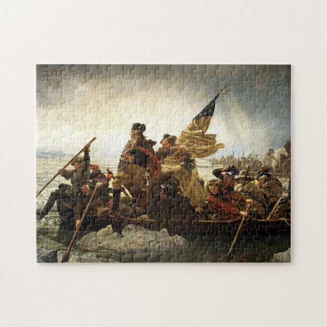 Washington Crosses The Delaware River Jigsaw Puzzle (Horizontal)