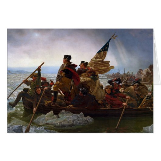 Washington Crossing Delaware Art Cards (Front Horizontal)