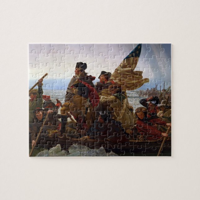 Washington Crossing Delaware Art Jigsaw Puzzle (Horizontal)