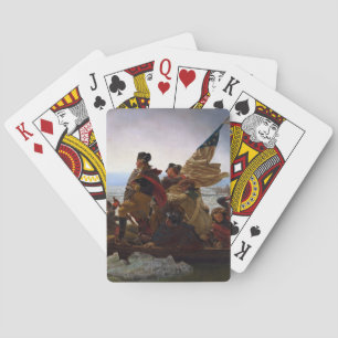 Washington Crossing Delaware Art Poker Cards