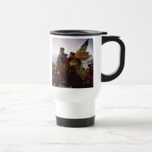 Washington Crossing Delaware Art Travel Mug