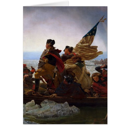 Washington Crossing Delaware Patriotic Painting