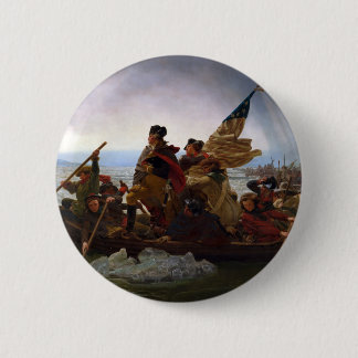 Washington Crossing the Delaware by Emanuel Leutze Button