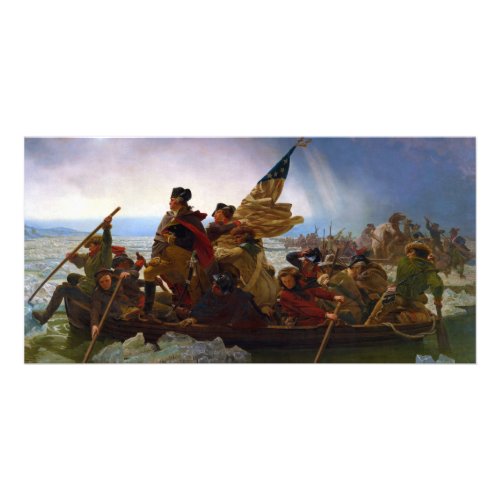 Washington Crossing the Delaware by Emanuel Leutze Card