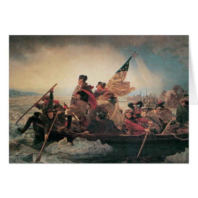 Washington Crossing the Delaware by Emanuel Leutze Cards (Front Horizontal)