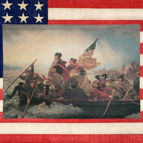 Washington Crossing the Delaware by Emanuel Leutze Cloth Placemat