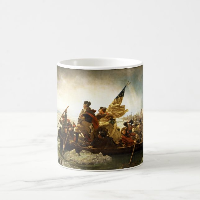 Washington Crossing the Delaware by Emanuel Leutze Coffee Mug (Center)