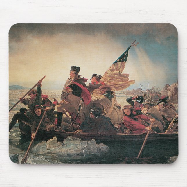 Washington Crossing the Delaware by Emanuel Leutze Mouse Pad (Front)
