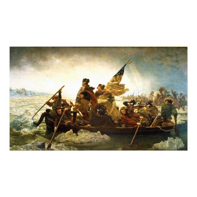 Washington Crossing the Delaware by Emanuel Leutze Photo Print (Front)