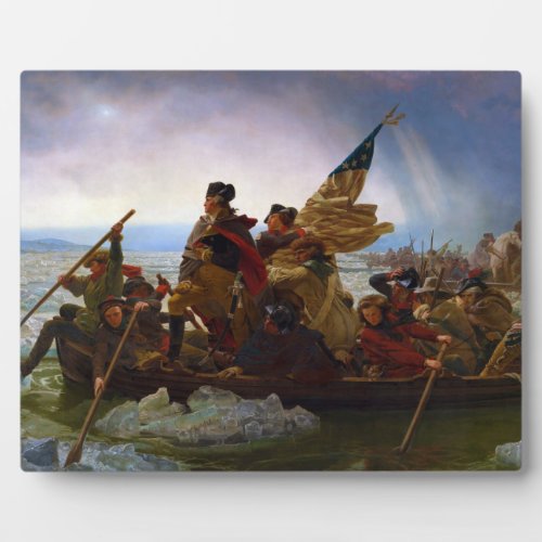 Washington Crossing the Delaware by Emanuel Leutze Plaque