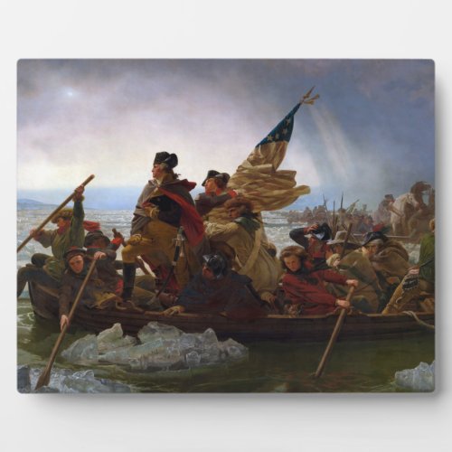 Washington Crossing the Delaware by Emanuel Leutze Plaque