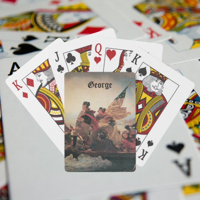 Washington Crossing the Delaware by Emanuel Leutze Poker Cards (Creator Uploaded)