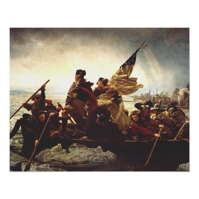 Washington Crossing the Delaware by Emanuel Leutze Poster (Front)