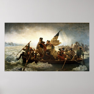Washington Crossing the Delaware by Emanuel Leutze Poster