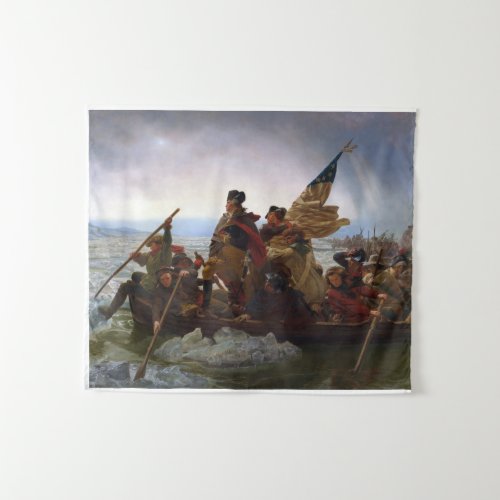 Washington Crossing The Delaware by Emanuel Leutze Tapestry
