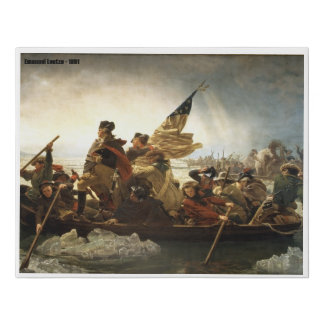 Washington Crossing The Delaware Canvas Painting