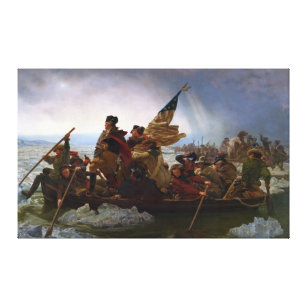 Washington Crossing the Delaware Canvas Print