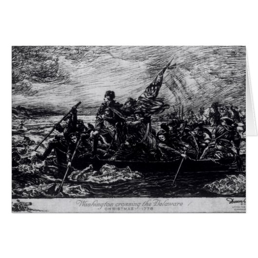 Washington Crossing the Delaware Cards (Front Horizontal)