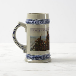 Washington Crossing The Delaware December 25 1776  Beer Stein