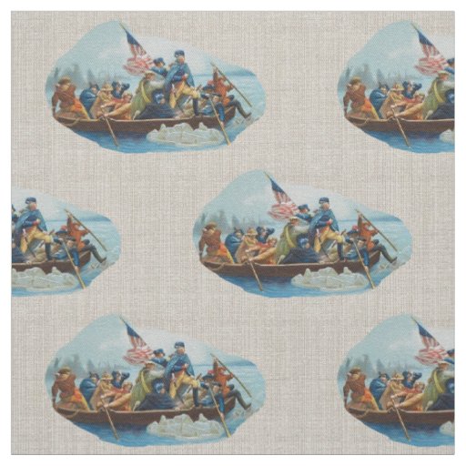 Washington Crossing The Delaware Fabric