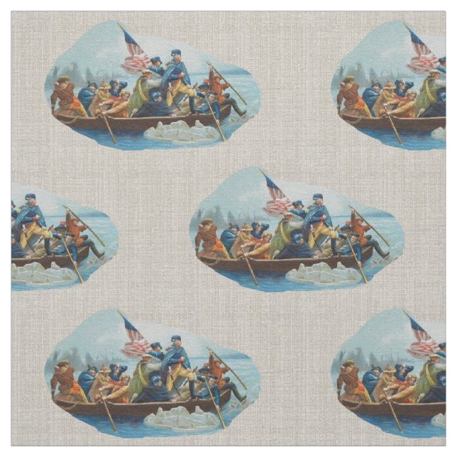 Washington Crossing The Delaware Fabric (Swatch)