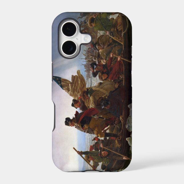 Washington Crossing the Delaware Iphone Case (Back)