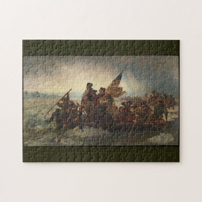 Washington Crossing the Delaware Luetze art puzzle (Horizontal)