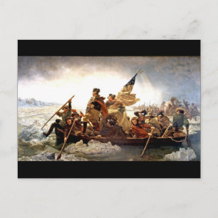 Washington Crossing the Delaware Postcard