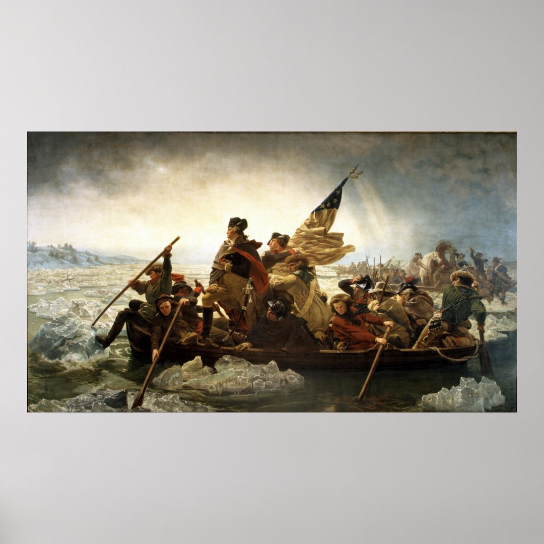 Washington Crossing the Delaware Poster | Zazzle