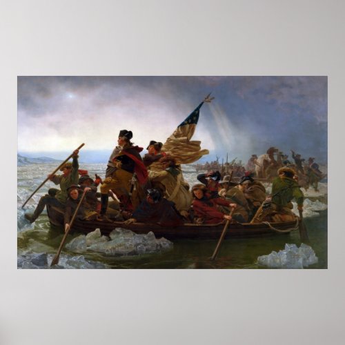 Washington Crossing the Delaware Poster