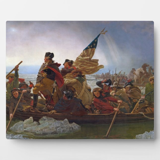 Washington Crossing the Delaware River Plaque (Front)