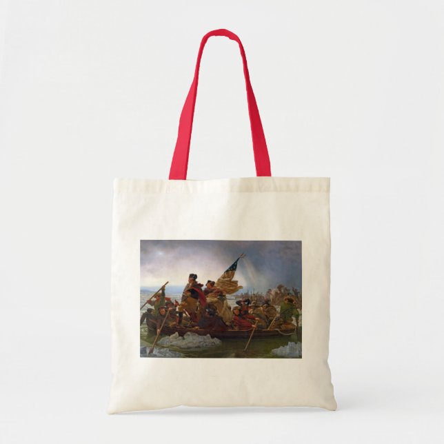 Washington Crossing the Delaware River Tote Bag (Front)