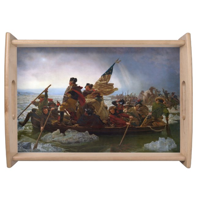 Washington Crossing the Delaware  Serving Tray (Front)