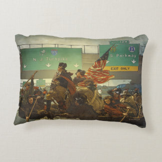 Washington Crossing the Universe Pillow
