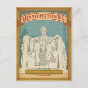 Washington  D.c. - Abe Lincoln Postcard by AndersonDesignGroup at Zazzle