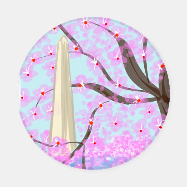 Washington, D.C./Cherry Blossom Coasters (Single)