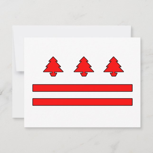 washington d.c. christmas holiday card (Front)