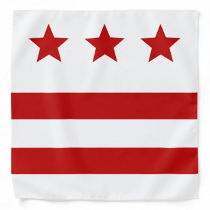 Washington D.C. City flag Bandana