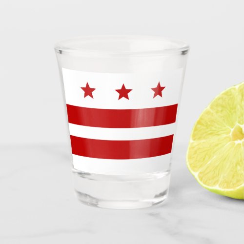 Washington DC city flag Shot Glass