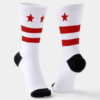 Washington D.C. city flag Socks