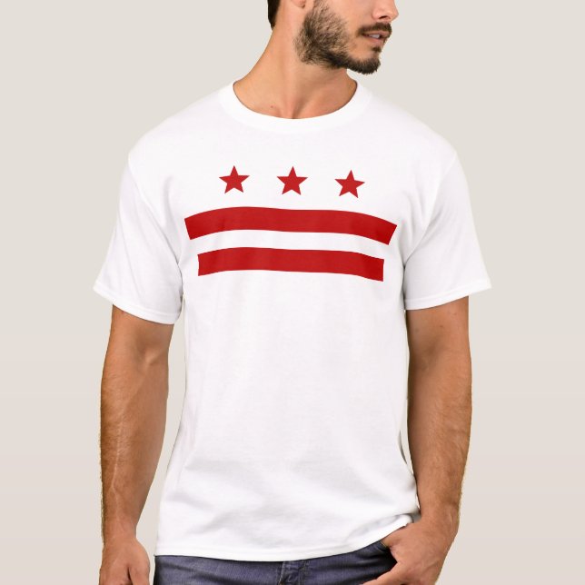 Washington D.C. city flag T-Shirt (Front)