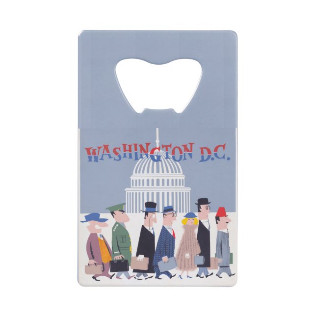 Washington D.C. Credit Card Bottle Opener (Front)