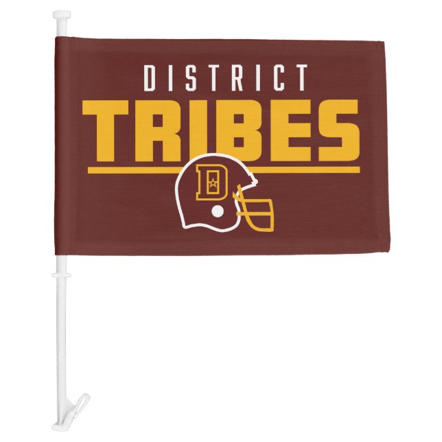 Washington D.C. District Tribes Car Flag (Front)