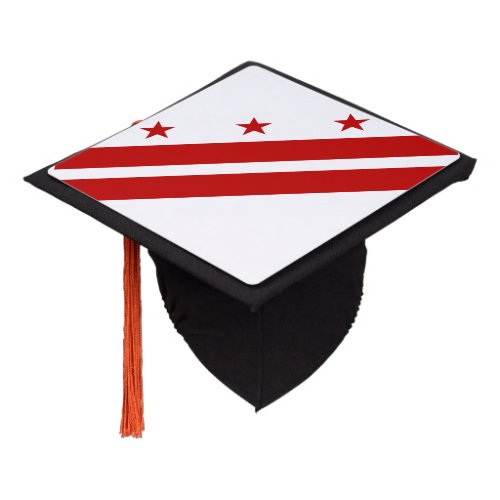 Washington DC flag American state flag Graduation Cap Topper